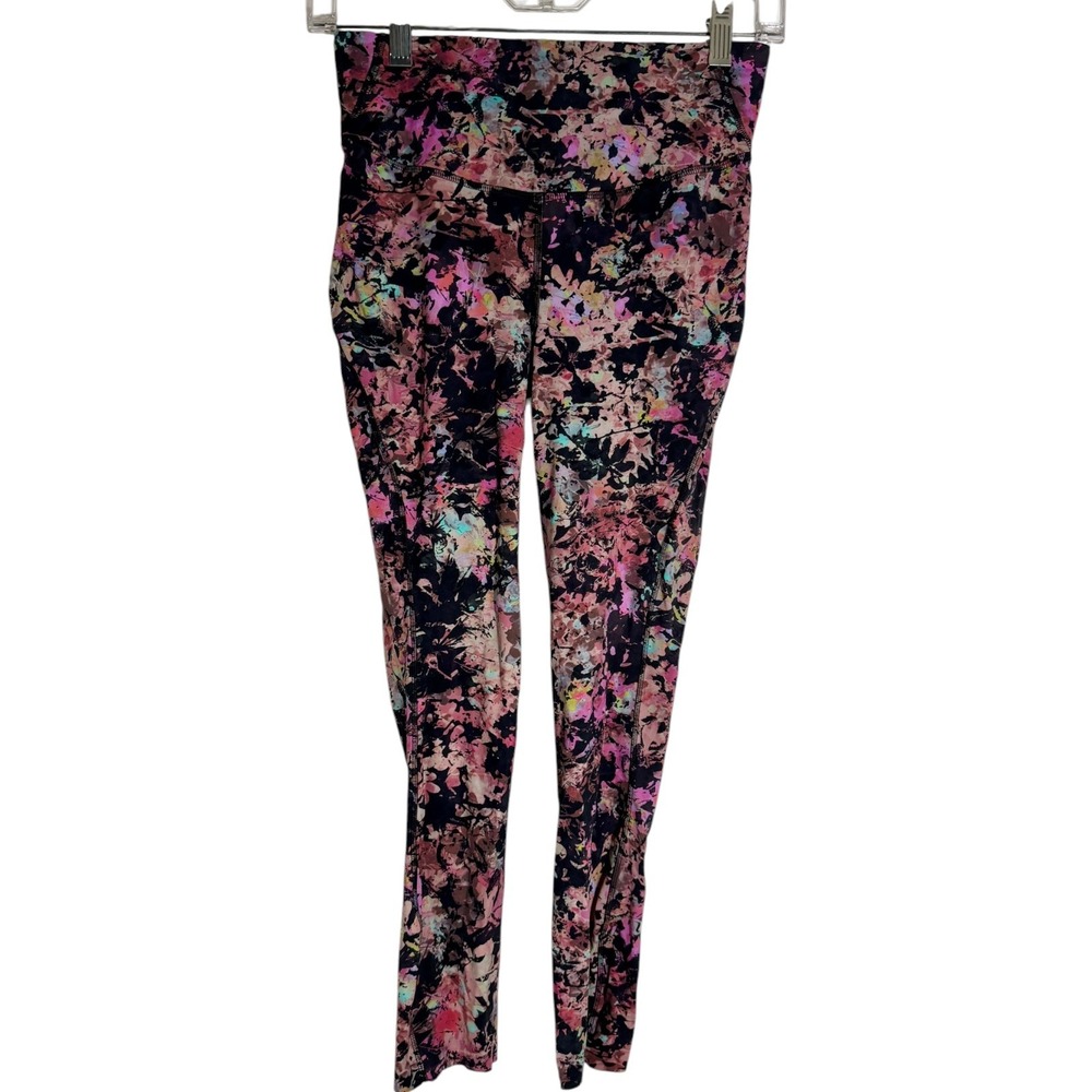 Lululemon Women's Base Pace High Rise Crop Leggings 23" Floral Spray 6